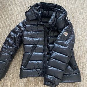 Moncler black parka